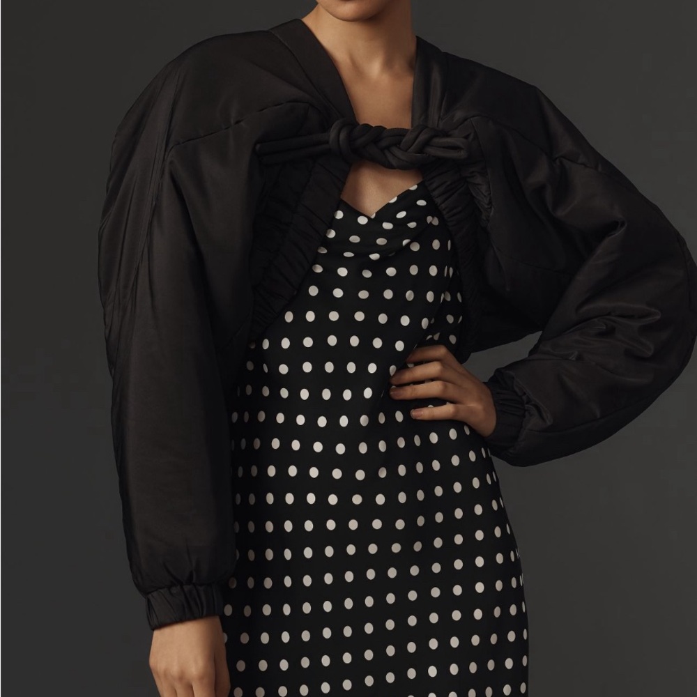 Anthropologie Puffer Shrug